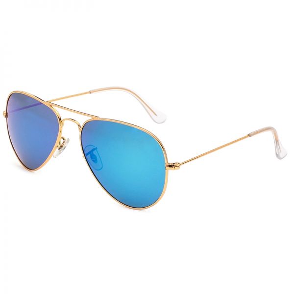 gafas de sol azul espejo, gafas de sol tipo aviador